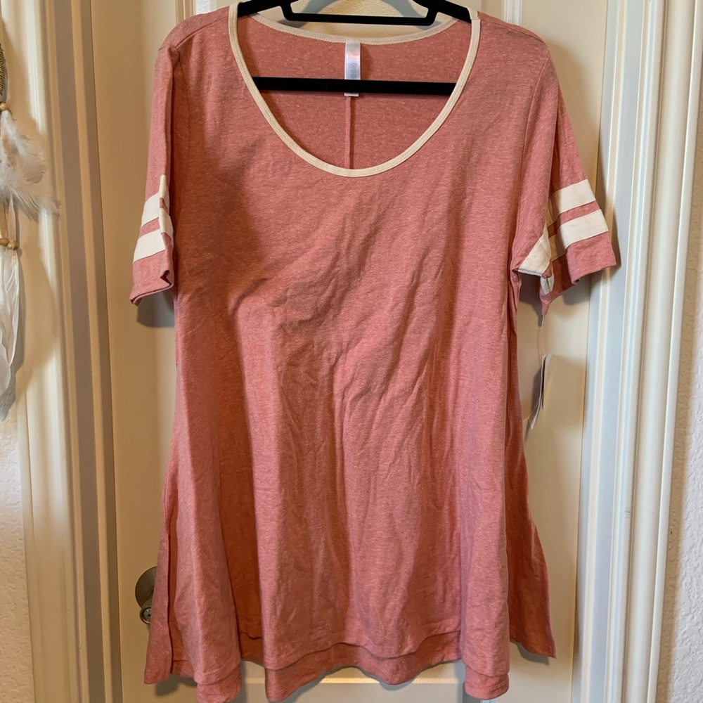 LuLaRoe Perfect T Pink Top